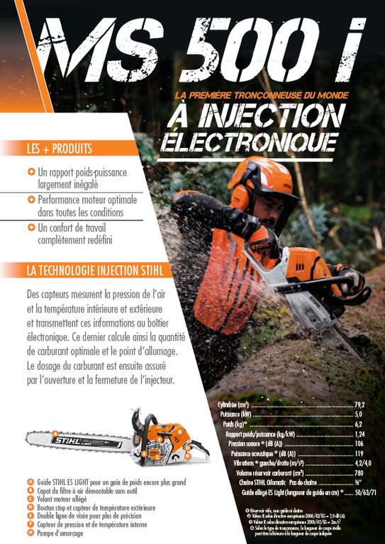 Tronconneuse Ms500i 63 Cm Stihl Tronconneuses Matagrif Le Pro Du Materiels Espaces Verts Stihl Viking Ego Pellenc