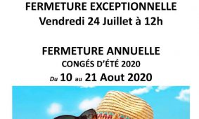 affiche juillet_701_768 Dates de fermeture juillet/Aout 2020